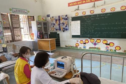 Khám bệnh, phát thuốc miễn phí cho gần 700 người dân