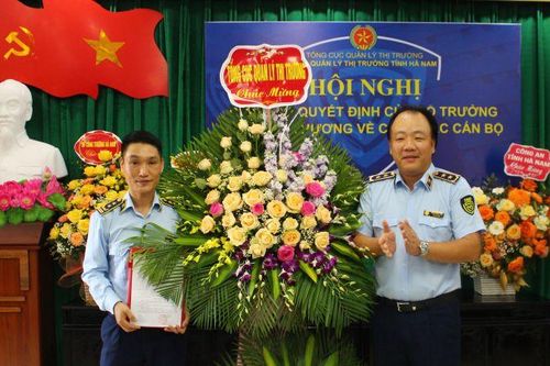 Bổ nhiệm Cục trưởng Cục Quản lý thị trường tỉnh Hà Nam