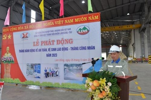 Công ty Nhôm Lâm Đồng phát động Tháng hành động an toàn vệ sinh lao động