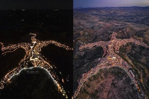 Độc đáo ngôi làng 'hình nhân' ở Italia