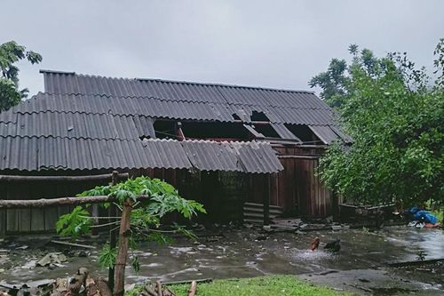 Mưa lớn gây thiệt hại 88 nhà dân tại Tuyên Quang