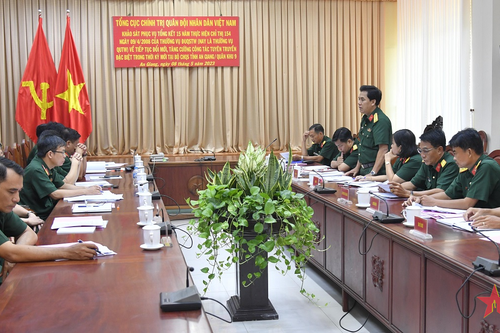 Khảo sát kết quả 15 năm thực hiện Chỉ thị số 154 của Thường vụ Quân ủy Trung ương tại An Giang