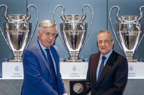 Chủ tịch Real Madrid khẳng định vị trí Ancelotti