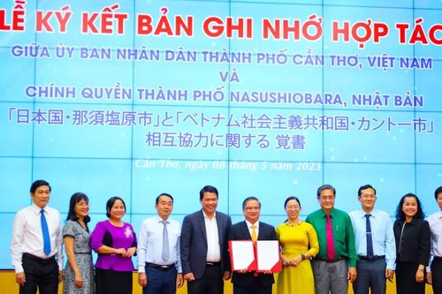TP Cần Thơ và TP Nasushiobara (Nhật Bản) ký kết ghi nhớ hợp tác