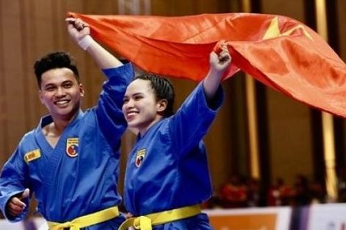 Karate, Vovinam thi đấu thành công, thể thao Việt Nam vươn lên vị trí thứ 3 tại SEA Games 32