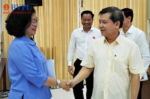 Viện trưởng VKSND tối cao Lê Minh Trí tiếp xúc cử tri TP Hồ Chí Minh