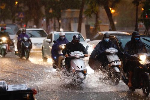 Cảnh báo ngập lụt khu vực nội thành Hà Nội