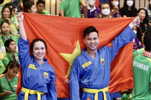 SEA Games 32: Vovinam Việt Nam tiếp tục 'gặt Vàng'