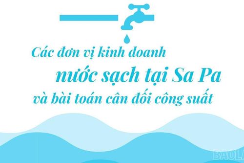 Các đơn vị kinh doanh nước sạch tại Sa Pa và bài toán cân đối công suất