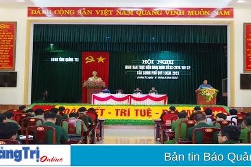 Giao ban về bảo vệ an ninh quốc gia, bảo đảm trật tự, an toàn xã hội, phòng chống tội phạm và nhiệm vụ quốc phòng