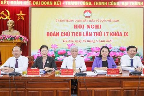 Khai mạc Hội nghị Đoàn Chủ tịch UBTƯ MTTQ Việt Nam lần thứ 17, khóa IX