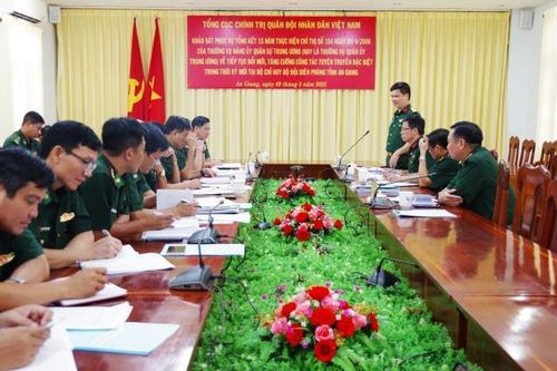 Khảo sát kết quả 15 năm thực hiện Chỉ thị số 154 tại Bộ Chỉ huy BĐBP tỉnh An Giang
