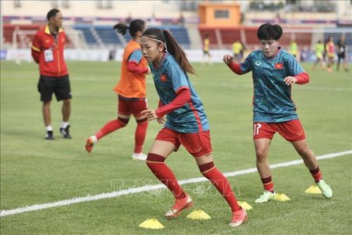 SEA Games 32: Đội tuyển nữ Việt Nam đã tập kỹ chiến thuật cho trận gặp Philippines