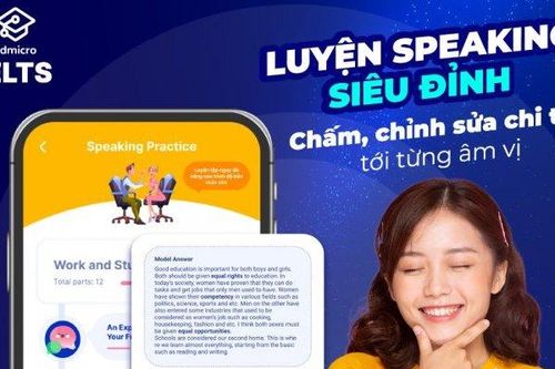 Edmicro IELTS: Tự học IELTS cùng AI, chấm chữa chi tiết, dễ dàng đạt điểm cao