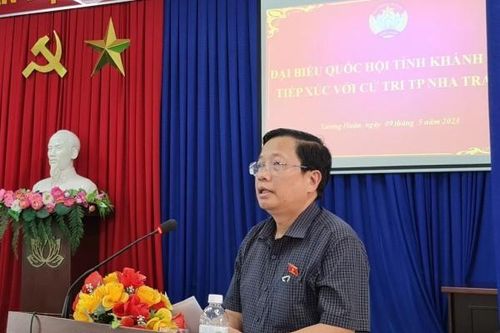 Đại biểu Quốc hội tỉnh Khánh Hòa tiếp xúc cử tri TP. Nha Trang