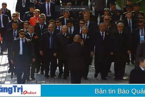 Chùm ảnh quân đội Nga duyệt binh mừng ngày chiến tại Moscow