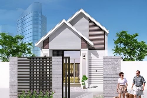 Mẫu nhà cấp 4 gác lửng giá 100 triệu đầy đủ tiện nghi