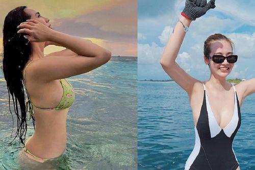 Nữ diễn viên phim 'Thương ngày nắng về' tự tin khoe vóc dáng với bikini