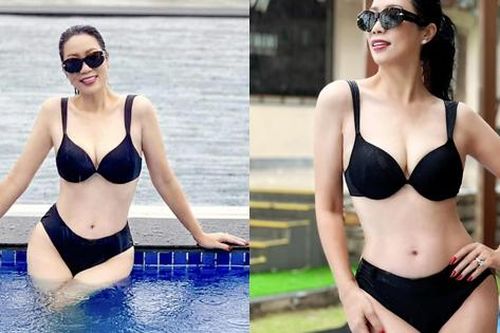 Tuổi 52, Á hậu Trịnh Kim Chi vẫn khoe bikini gợi cảm, vóc dáng thon thả nhờ một bí quyết cực đơn giản
