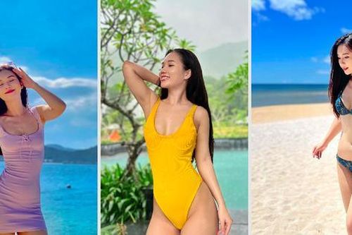 Tiểu tam 'Gia đình mình vui bất thình lình' diện bikini khoe đường cong 'đốt mắt'