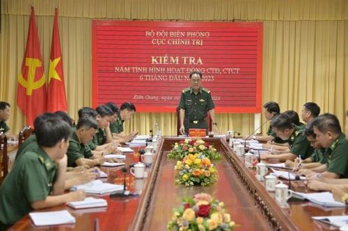 Cục Chính trị BĐBP kiểm tra toàn diện công tác Đảng, công tác chính trị tại BĐBP Kiên Giang