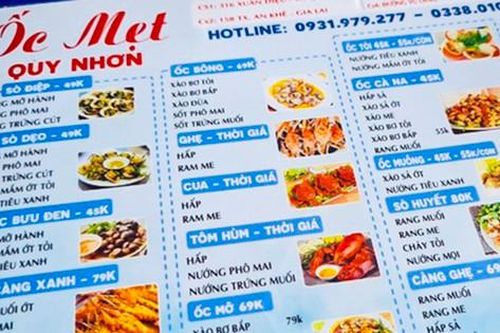 Làm rõ việc khách tố quán 'bán toàn ốc thối' ở Quy Nhơn