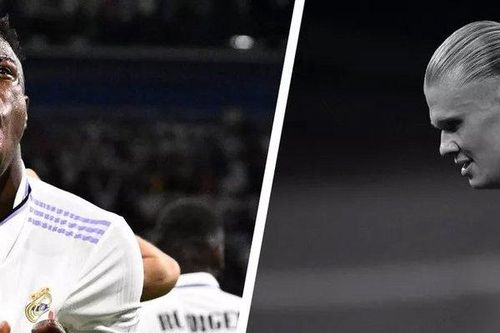 Vinicius biến Haaland thành 'cái bóng mờ'