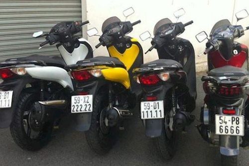 Bộ sưu tập Honda SH giá tiền tỷ với biển số đẹp