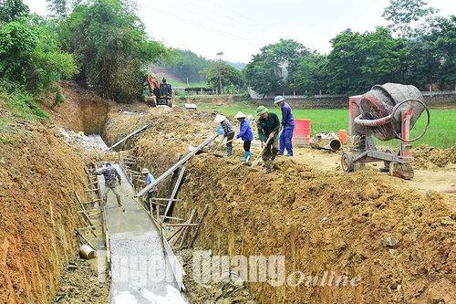 Sơn Dương đầu tư hạ tầng thiết yếu