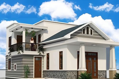 Những mẫu nhà cấp 4 gác lửng 400 triệu có thiết kế hiện đại