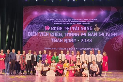 Bế mạc Cuộc thi Tài năng diễn viên Tuồng và dân ca kịch toàn quốc 2023: Khẳng định giá trị của nghệ thuật sân khấu truyền thống