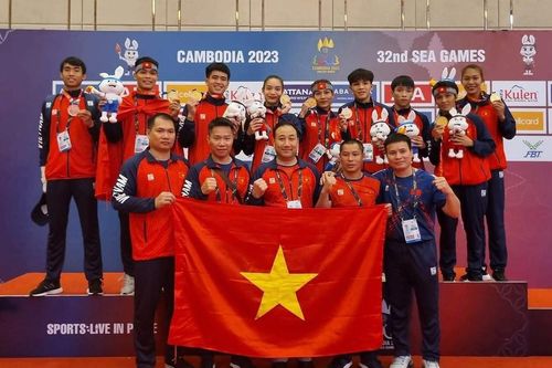 Liên đoàn Võ cổ truyền Việt Nam thưởng nóng cho các VĐV Kun Bokator