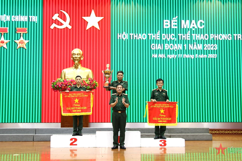 Hội thao thể dục thể thao của Học viện Chính trị thành công tốt đẹp