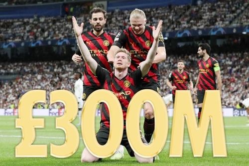 Man.City còn 7 trận nữa để bỏ túi gần 300 triệu bảng tiền thưởng