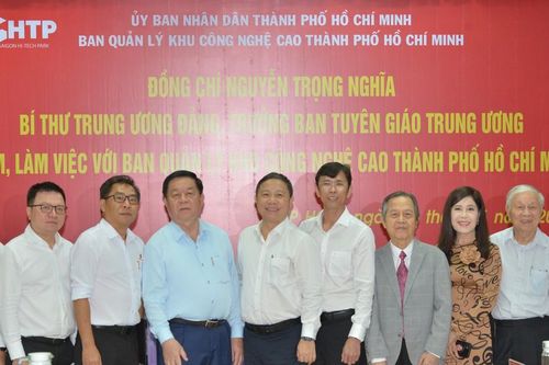 Đoàn công tác Ban Tuyên giáo Trung ương thăm và làm việc tại SHTP