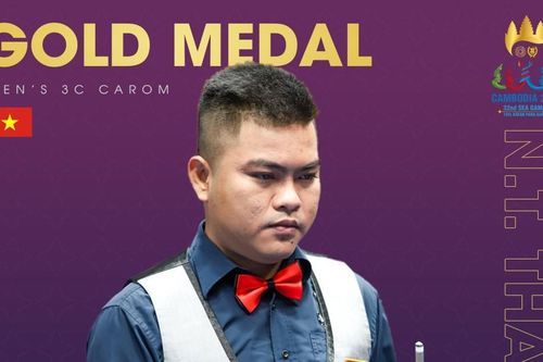 SEA Games 32: Nguyễn Trần Thanh Tự đi vào lịch sử là cơ thủ đầu tiên giành HCV Billiards Carom 1 băng và 3 băng