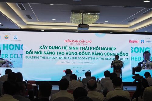 Khai mạc Diễn đàn cấp cao về xây dựng hệ sinh thái khởi nghiệp đổi mới sáng tạo vùng Đồng bằng sông Hồng