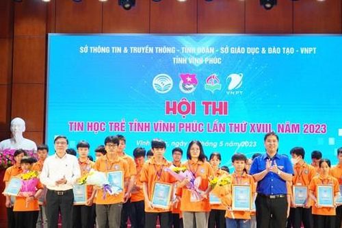 Hơn 100 thí sinh tranh tài thi Tin học trẻ tỉnh Vĩnh Phúc năm 2023