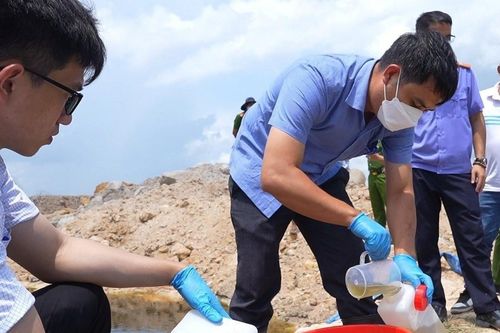 Vừa bị phạt gần 1,3 tỷ đồng, công ty vốn nước ngoài vẫn lén lút xả thải