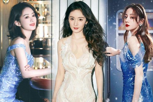 Cùng tạo hình tiên cá, Triệu Lệ Dĩnh có áp đảo Dương Mịch - Địch Lệ Nhiệt Ba?