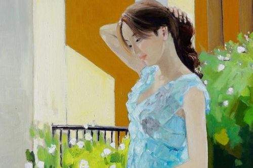 'Ngày bình yên' khắc họa vẻ đẹp của thiếu nữ Việt trong tranh