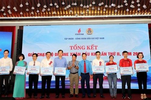 PV GAS đạt 'cơn mưa' khen thưởng tại Giải chạy bộ online Xuân Dầu khí 2023