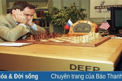 Máy tính Deep Blue đánh bại kiện tướng Garry Kasparov trong trận đấu cờ vua