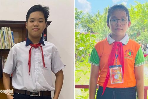 2 thiếu nhi Đồng Nai đạt Giải thưởng Kim Đồng
