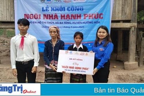 Khởi công 'Ngôi nhà hạnh phúc' cho học sinh nghèo