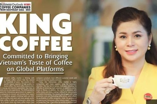 King Coffee được bình chọn là Thương hiệu cà phê hàng đầu Đông Nam Á 2023