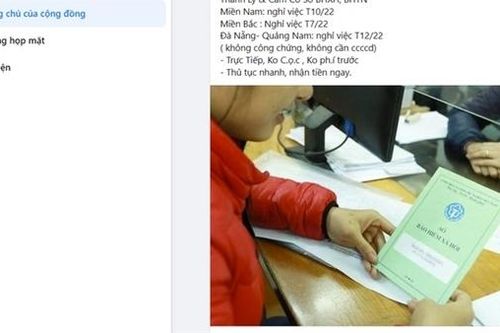 Xử lý nghiêm hành vi mua bán, thu gom, cầm cố sổ bảo hiểm xã hội