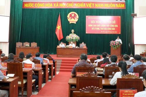 Phú Yên: Nâng cao chất lượng tiếp công dân và giải quyết khiếu nại, tố cáo