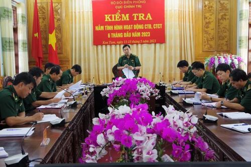 Kiểm tra toàn diện công tác Đảng, công tác chính trị tại BĐBP Kon Tum