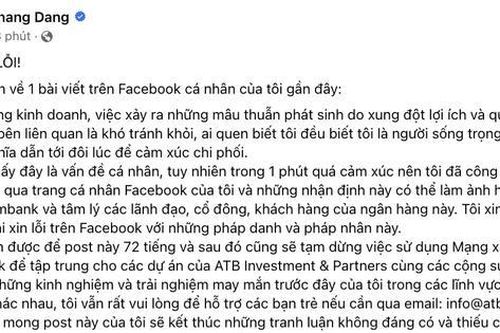 Người xúc phạm Chủ tịch Sacombank xin lỗi, ngân hàng không chấp nhận